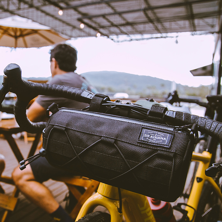 Bolso manubrio impermeable Draisiana - Negro -3L 2