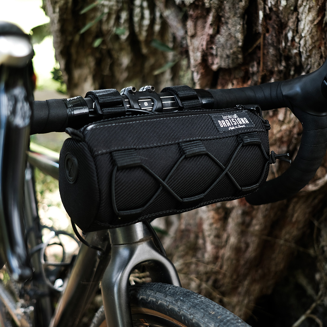 Bolso manubrio impermeable Draisiana - Negro - 1L 1