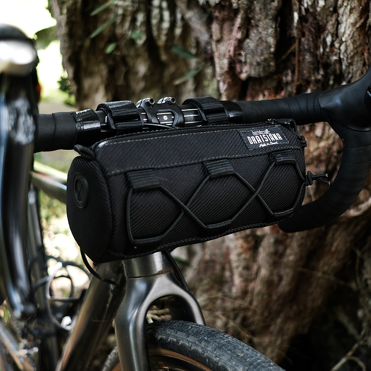 Bolso manubrio impermeable Draisiana - Negro - 1L 1