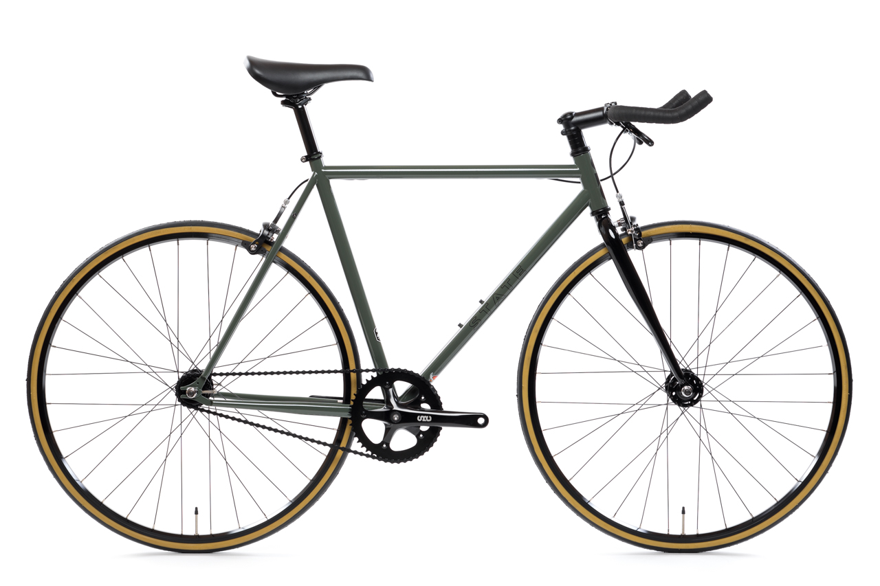 Bicicleta fixie 4130 Chromoly Army - Fijo y libre 1