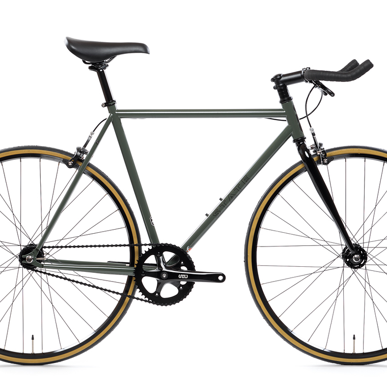 Bicicleta fixie 4130 Chromoly Army - Fijo y libre 1