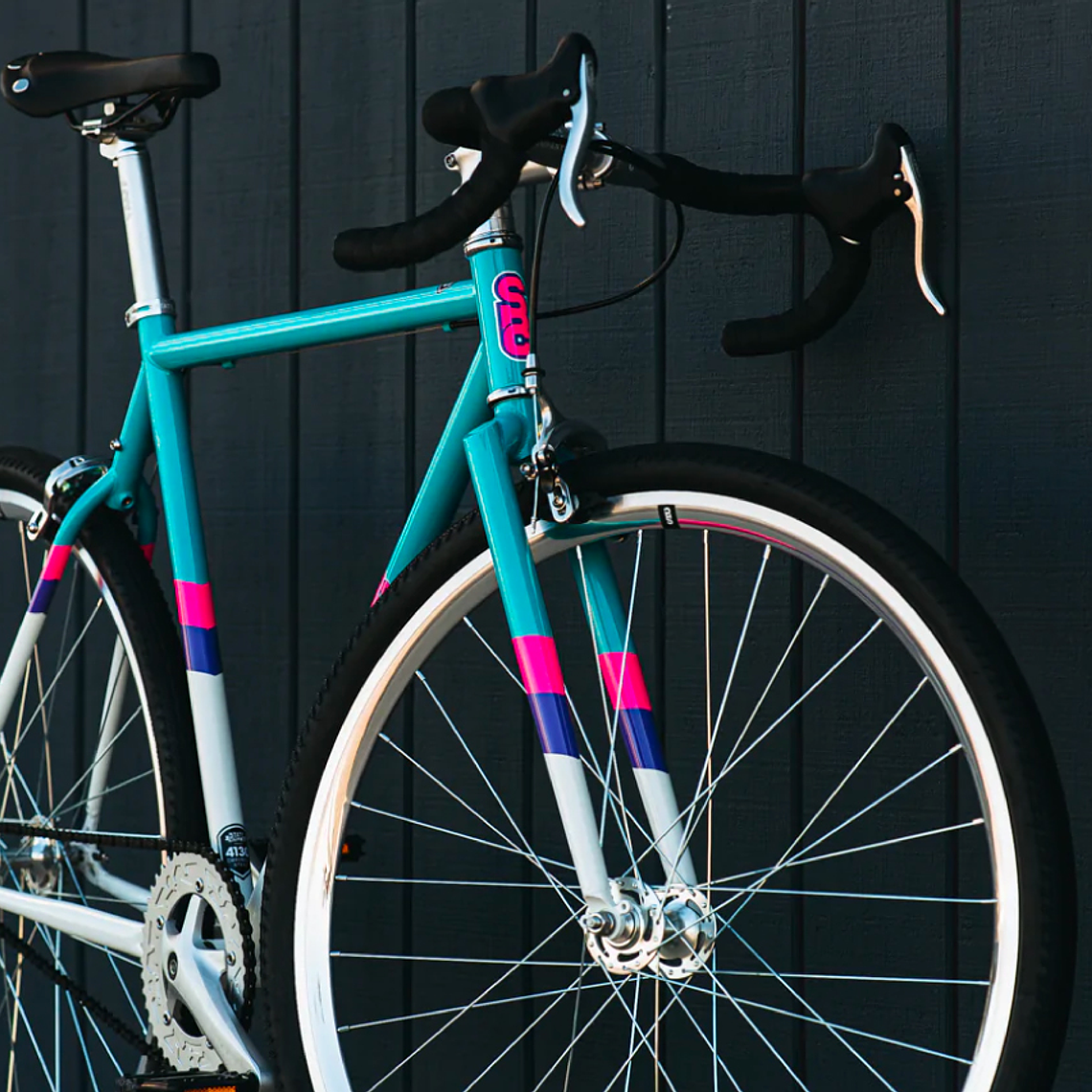 Bicicleta tracklocross 4130 Chromoly Windbreaker - Fijo y libre 11