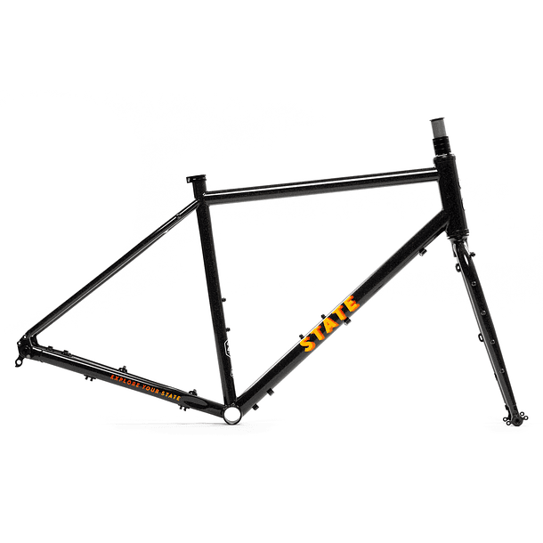 Frameset: marco y horquilla bicicleta gravel 4130 All Road - Black Canyon  1