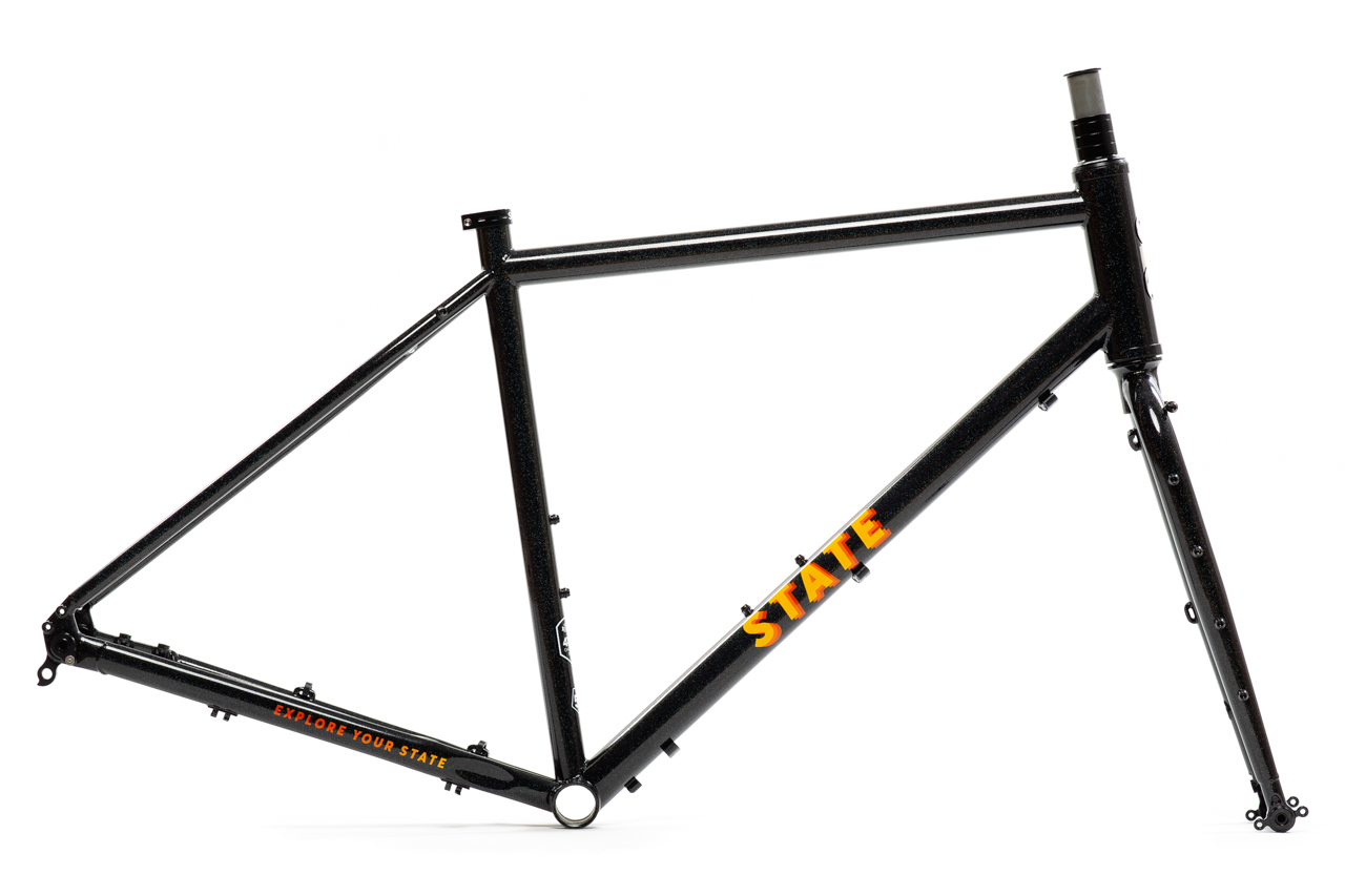 Frameset: marco y horquilla bicicleta gravel 4130 All Road - Black Canyon 1