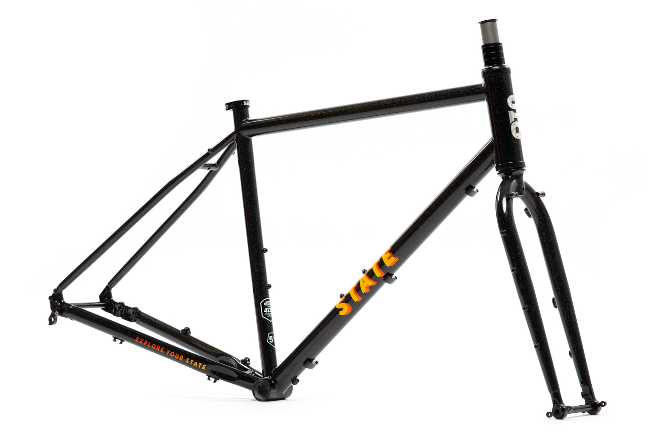 Frameset: marco y horquilla bicicleta gravel 4130 All Road - Black Canyon 2