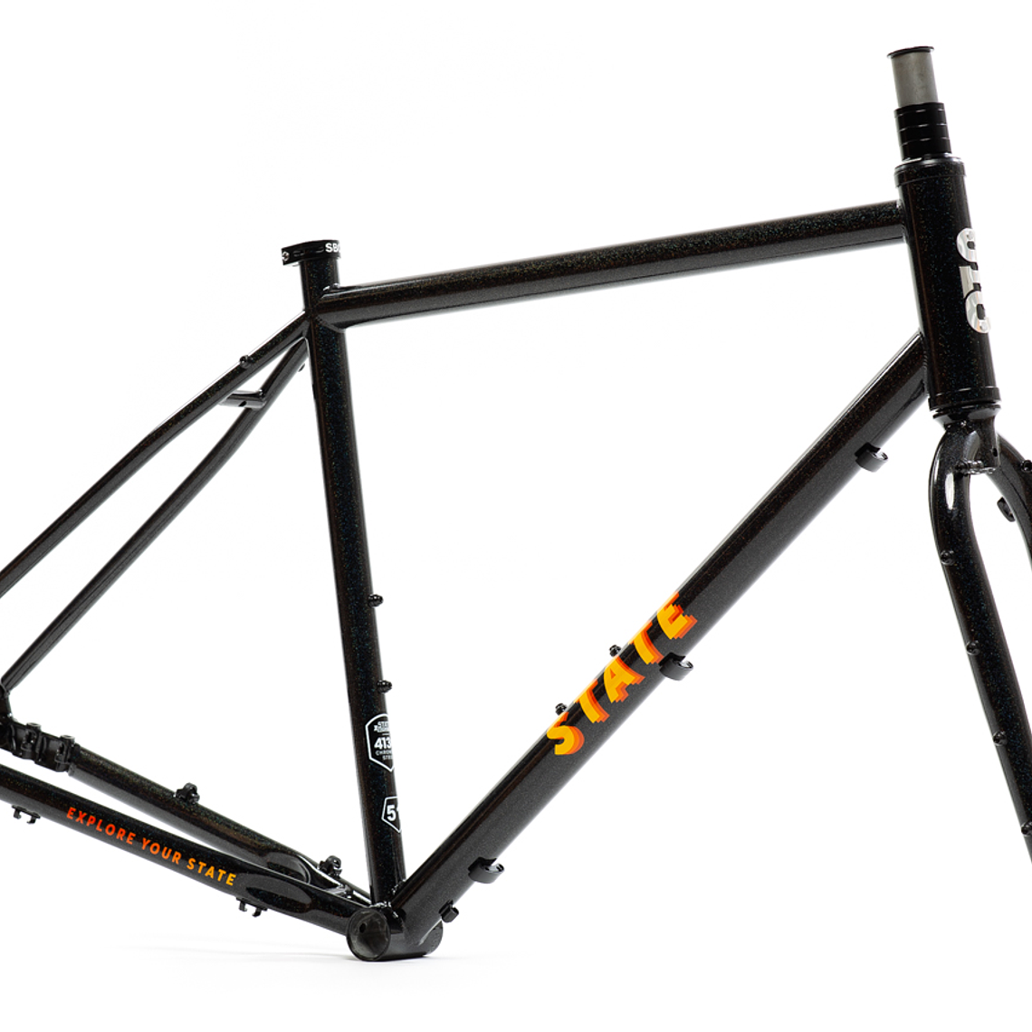 Frameset: marco y horquilla bicicleta gravel 4130 All Road - Black Canyon 2