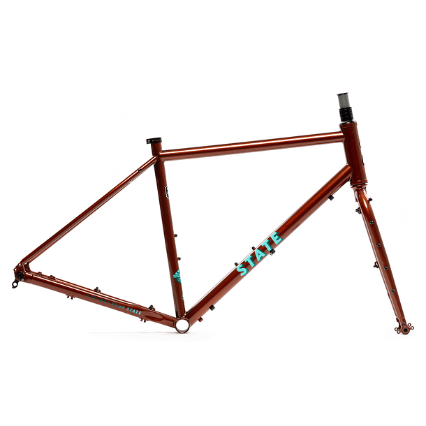 Frameset: marco y horquilla bicicleta gravel 4130 All Road - Copper 1