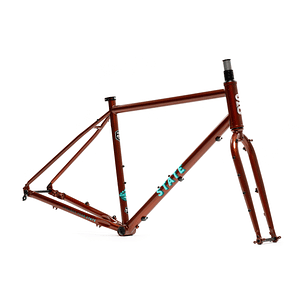 Frameset: marco y horquilla bicicleta gravel 4130 All Road - Copper