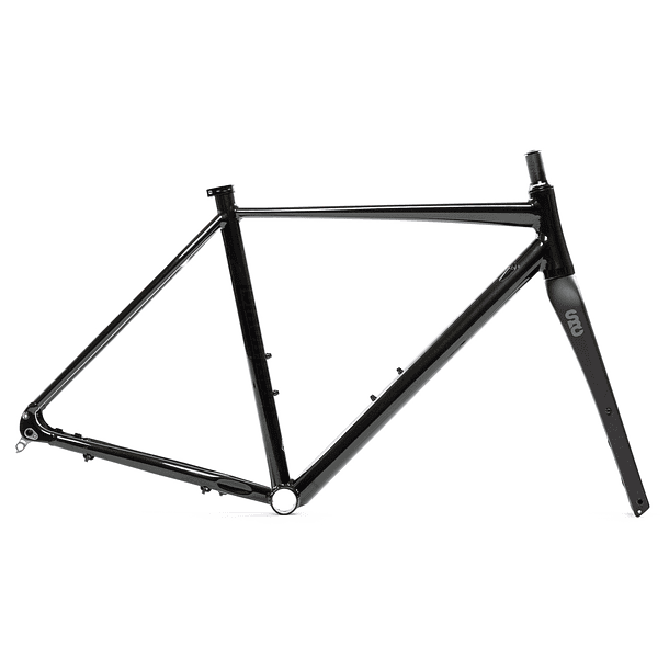 Frameset: marco y horquilla bicicleta gravel 6061 All Road- Dark Woodland  1