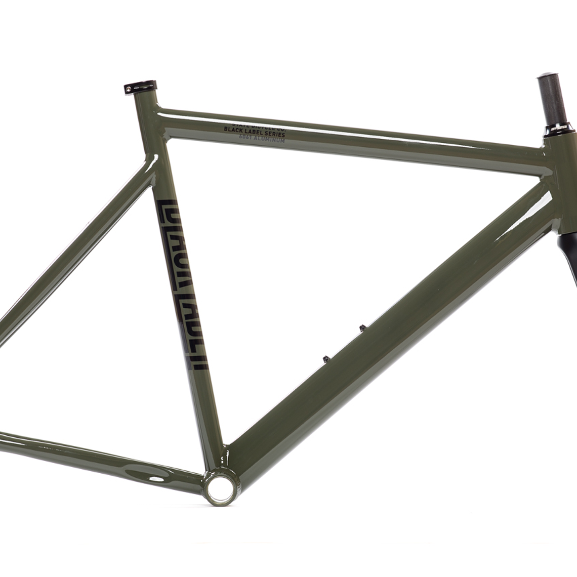 Frameset: marco y horquilla de bicicleta fixie 6061 Black Label - Army 1