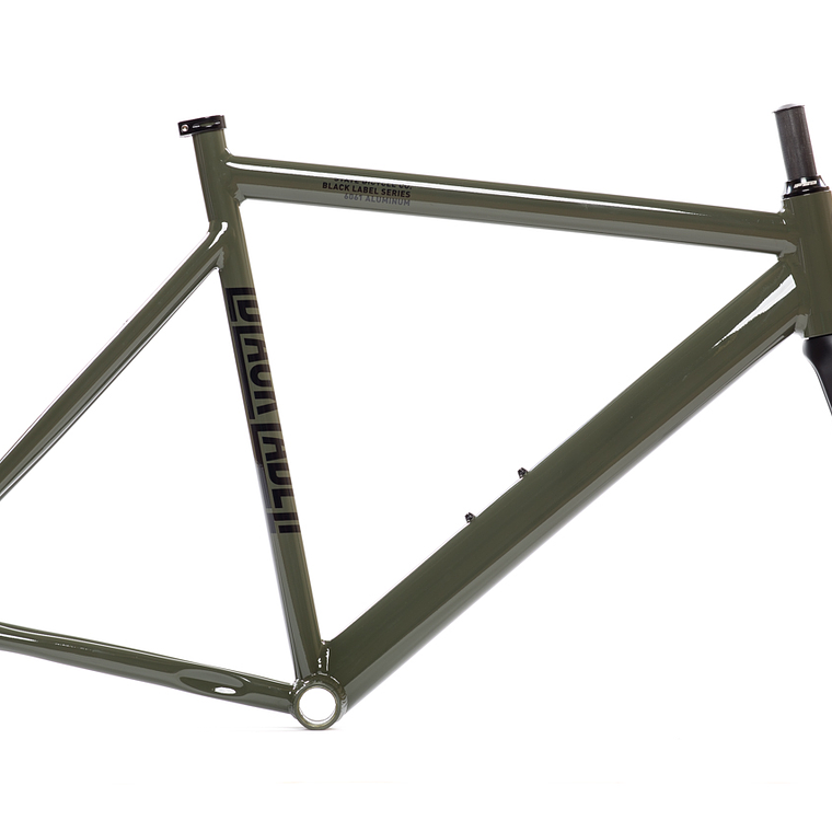 Frameset: marco y horquilla de bicicleta fixie 6061 Black Label - Army 1