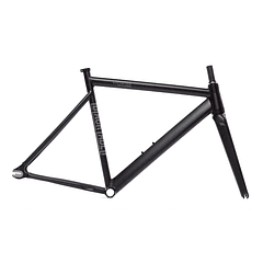 Frameset: marco y horquilla de bicicleta fixie 6061 Black Label - Matte Black