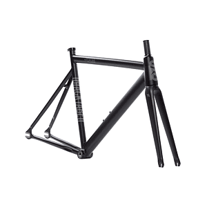 Frameset: marco y horquilla de bicicleta fixie 6061 Black Label - Matte Black