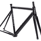 Frameset: marco y horquilla de bicicleta fixie 6061 Black Label - Matte Black - Miniatura 2