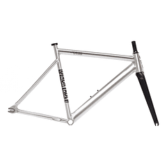 Frameset: marco y horquilla de bicicleta fixie 6061 Black Label - Raw