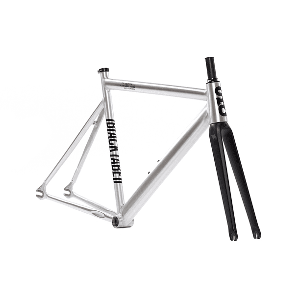 Frameset: marco y horquilla de bicicleta fixie 6061 Black Label - Raw 2