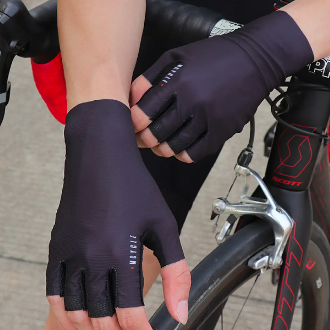 Guantes cortos Mcycle - Negro 2