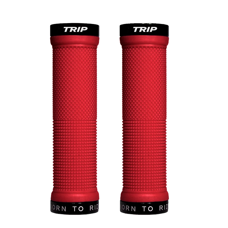 Puños Trip Doble lock - Rojo, negro 1