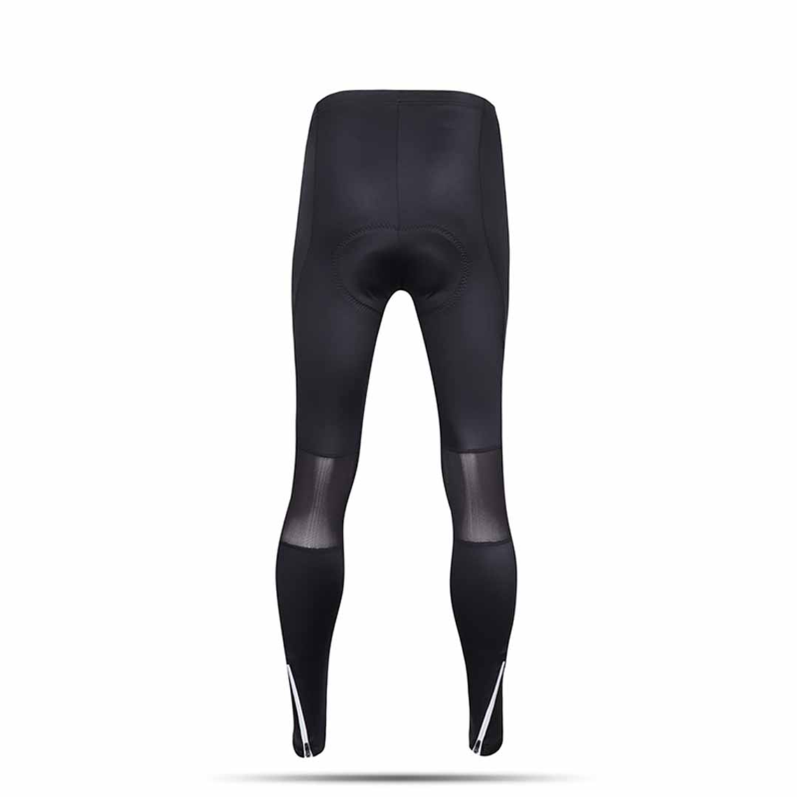 Calza larga ciclismo unisex con gel Mcycle - Negra 3