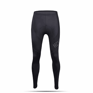 Calza larga ciclismo unisex con gel Mcycle - Negra