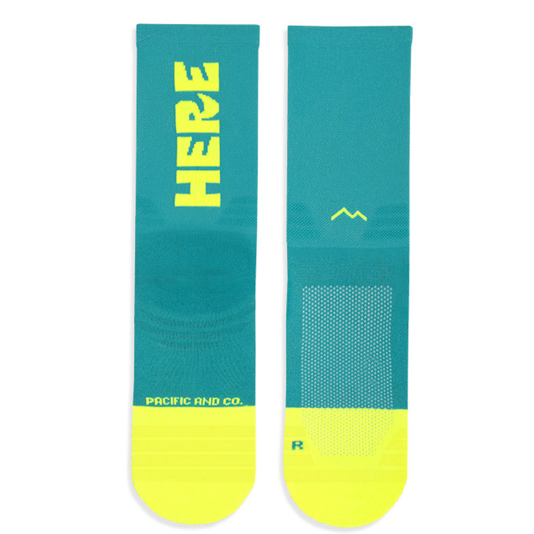 Medias de compresión Pacific - Here Now Verde 2