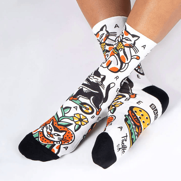 Medias estampadas Pacific - Bacoa Cats 3