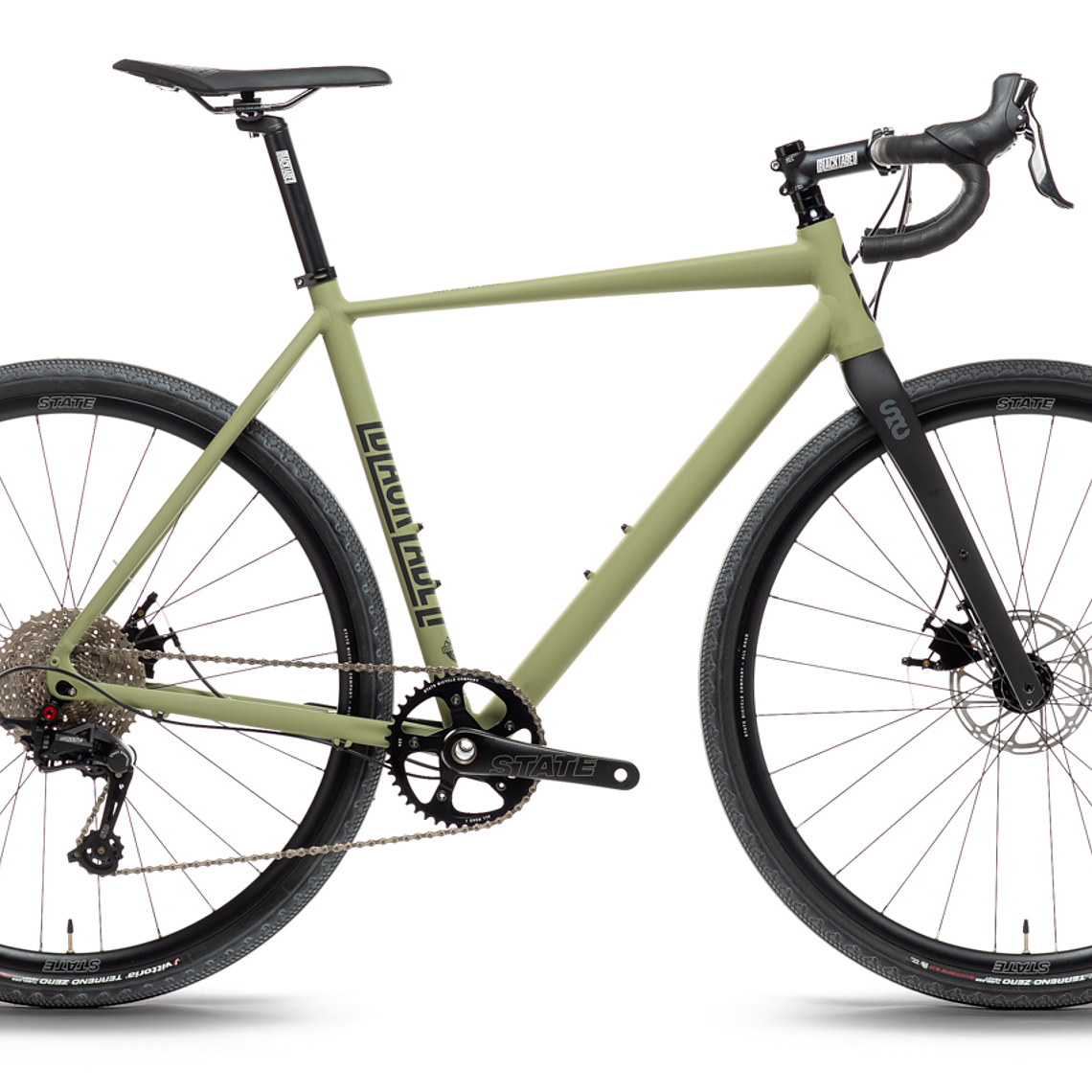 Bicicleta gravel 6061 All Road Matte Olive - 11 velocidades 1