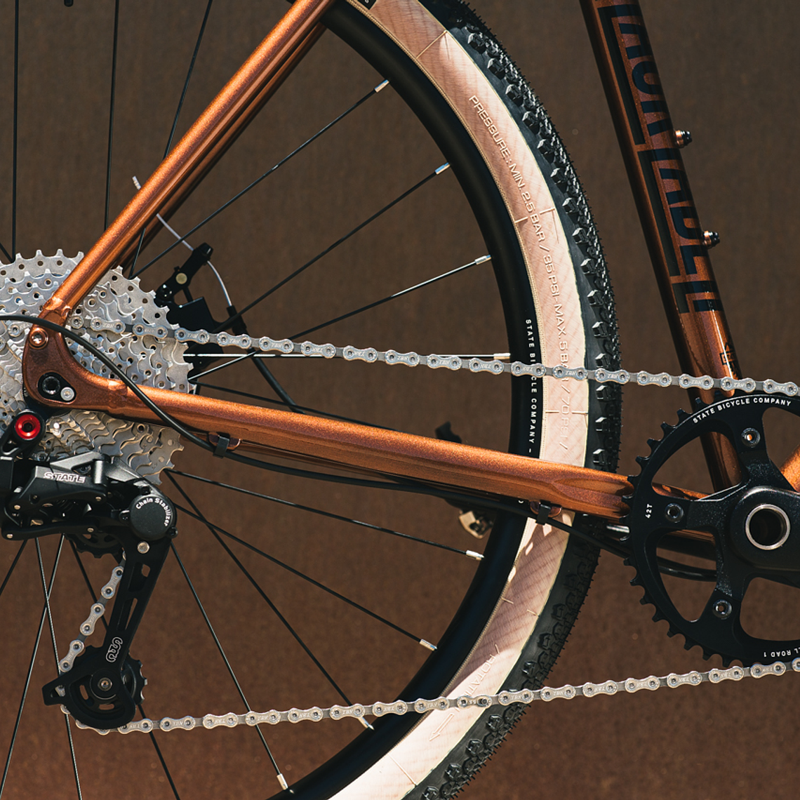 Bicicleta gravel 6061 All Road Copper - 11 velocidades 11