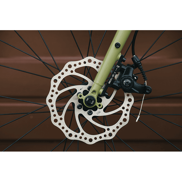 Bicicleta gravel 4130 All Road Matte Olive - 11 velocidades 9
