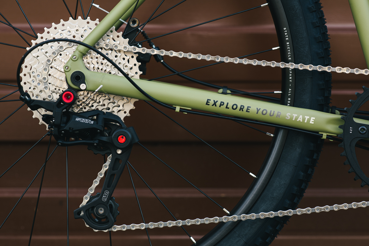 Bicicleta gravel 4130 All Road Matte Olive - 11 velocidades 12