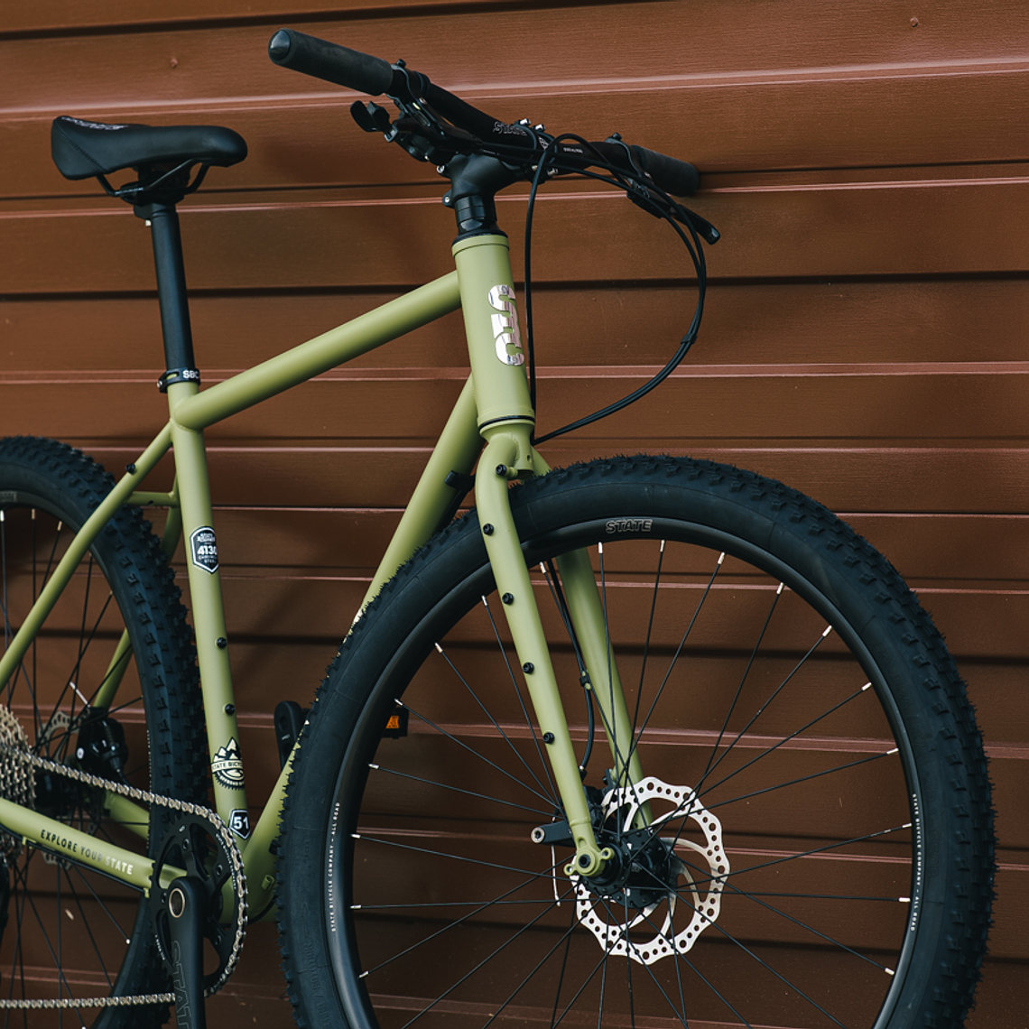 Bicicleta gravel 4130 All Road Matte Olive - 11 velocidades 13