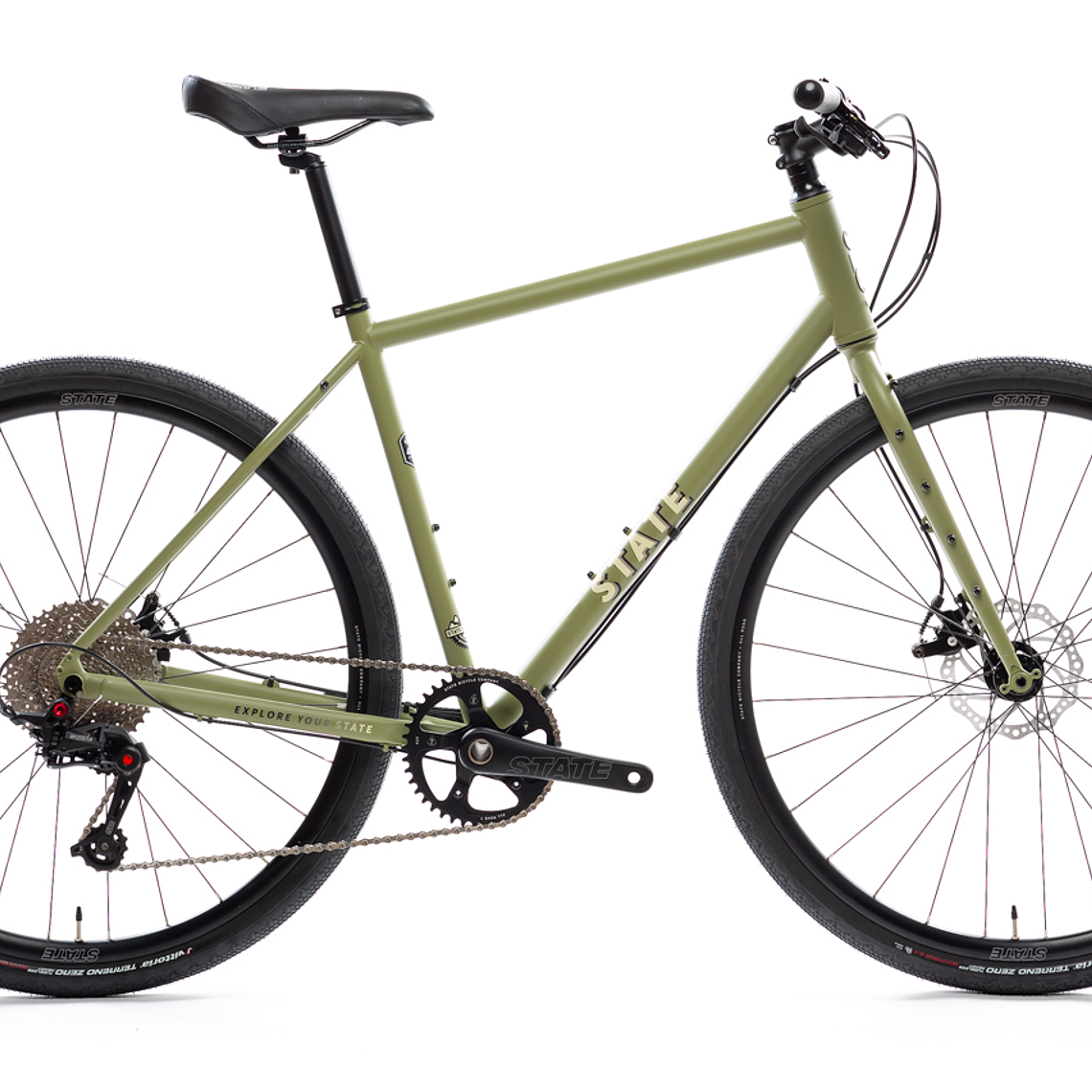 Bicicleta gravel 4130 All Road Matte Olive - 11 velocidades 1