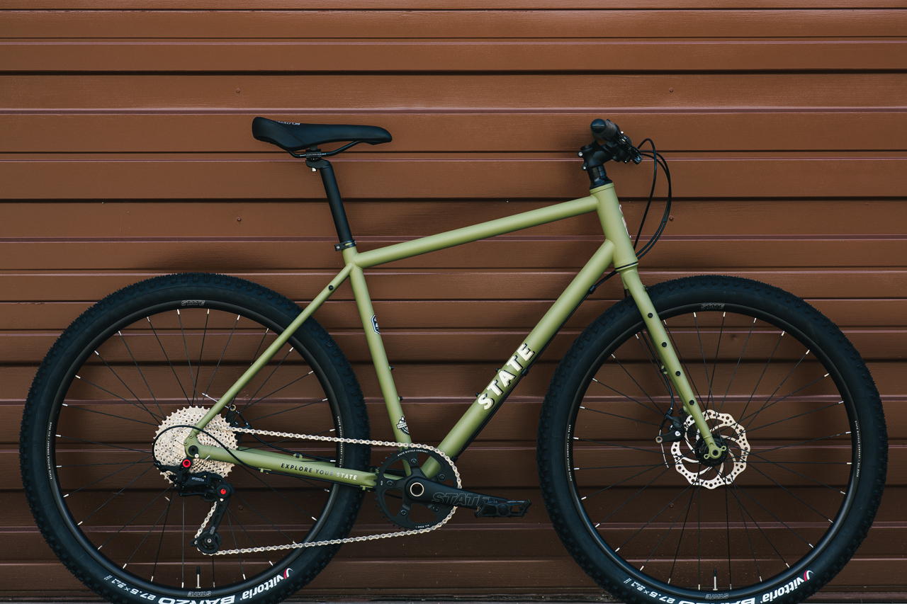 Bicicleta gravel 4130 All Road Matte Olive - 11 velocidades 18
