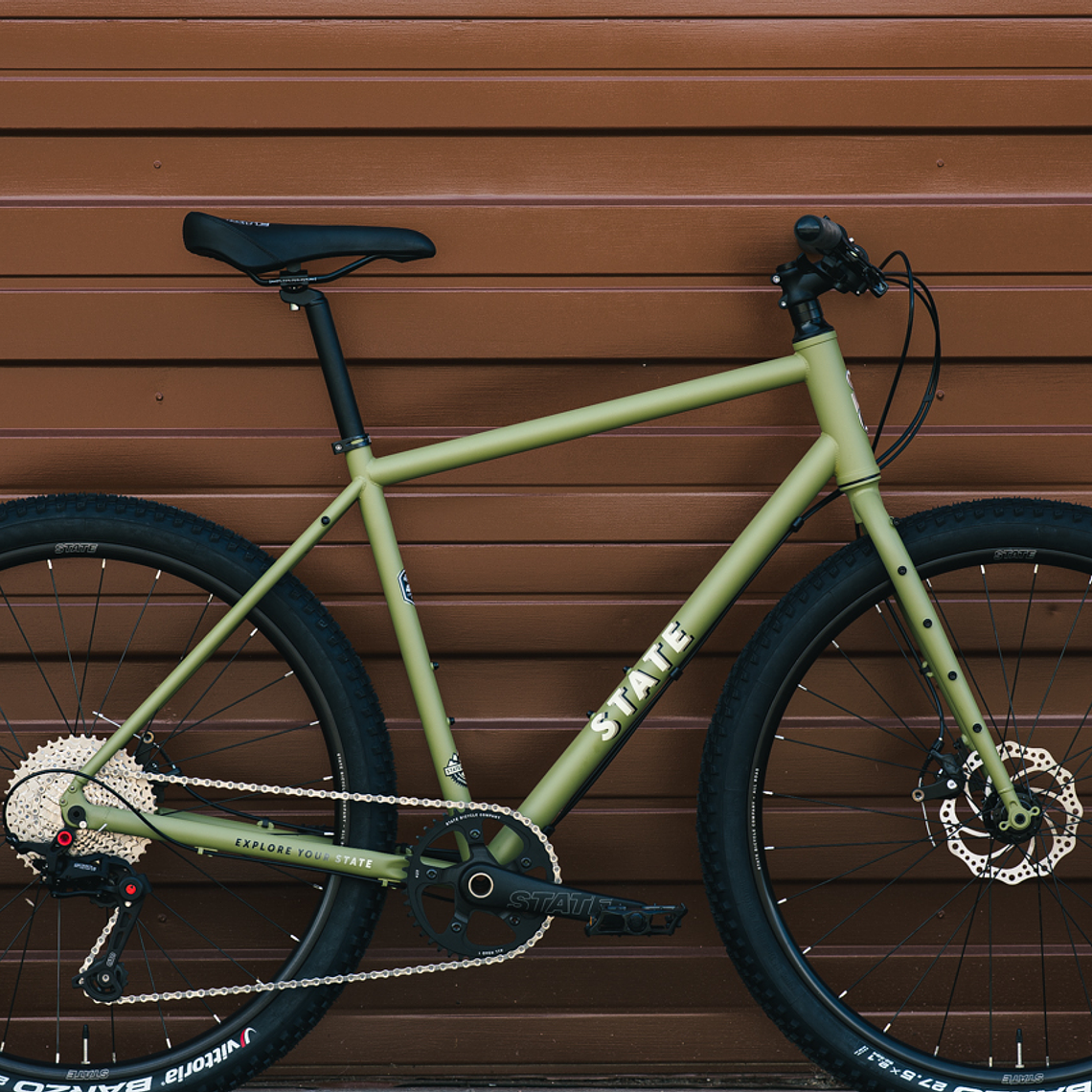 Bicicleta gravel 4130 All Road Matte Olive - 11 velocidades 18