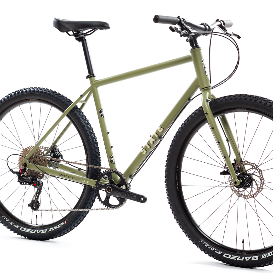 Bicicleta gravel 4130 All Road Matte Olive - 11 velocidades 5