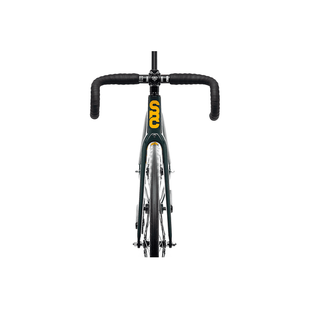 Bicicleta fixie 6061 Black label Green gold - 1 velocidad 6