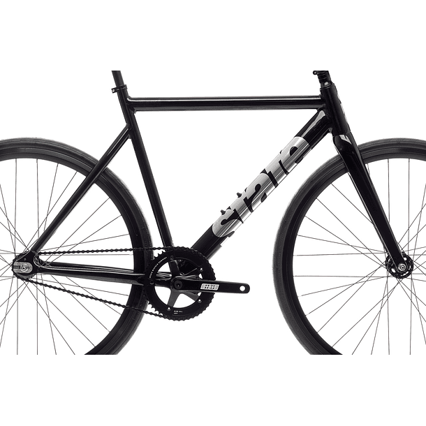 Bicicleta fixie 6061 Black Label Black mirror- 1 velocidad 5