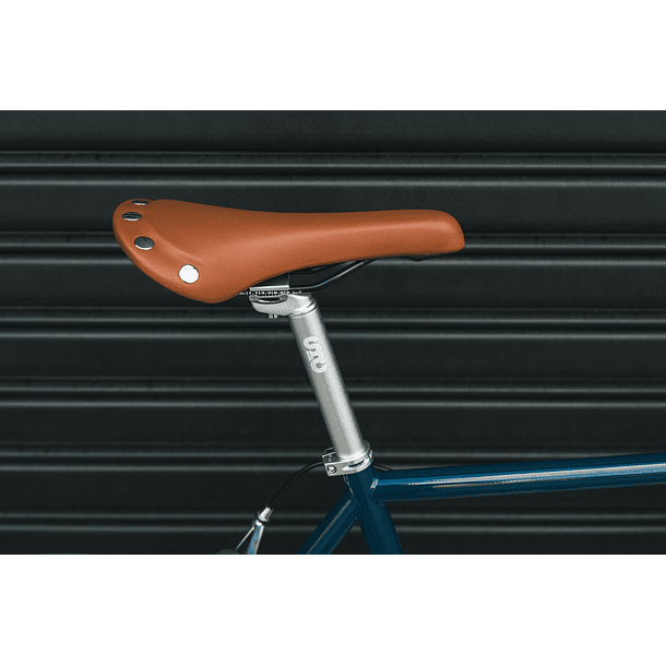 Bicicleta tracklocross 4130 Chromoly Navy Gold - Fijo y libre 9