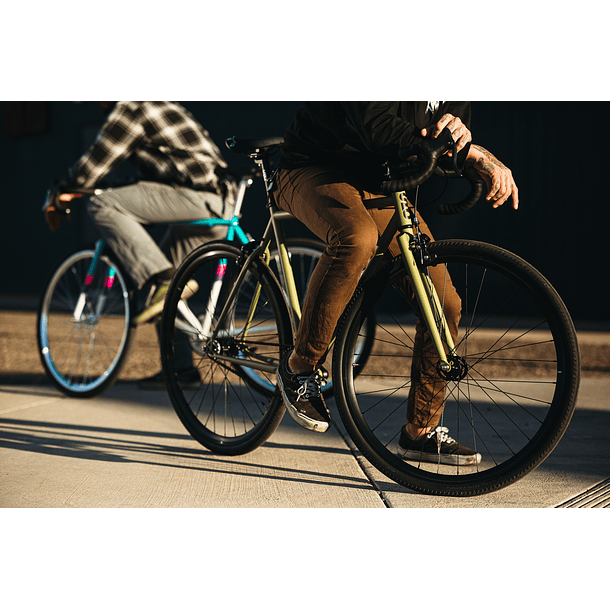Bicicleta tracklocross 4130 Chromoly Matte Olive - Fijo y libre 7