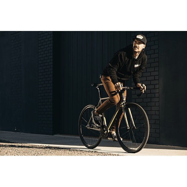 Bicicleta tracklocross 4130 Chromoly Matte Olive - Fijo y libre 10