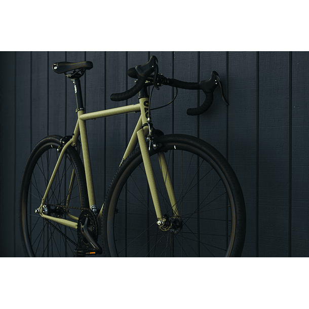 Bicicleta tracklocross 4130 Chromoly Matte Olive - Fijo y libre 12