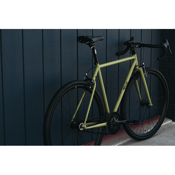 Bicicleta tracklocross 4130 Chromoly Matte Olive - Fijo y libre 13