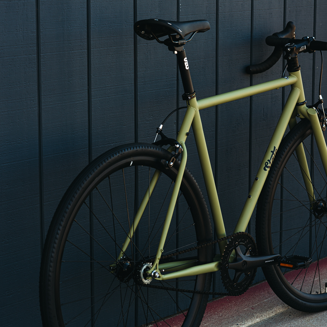 Bicicleta tracklocross 4130 Chromoly Matte Olive - Fijo y libre 13