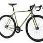Bicicleta tracklocross 4130 Chromoly Matte Olive - Fijo y libre - Miniatura 4