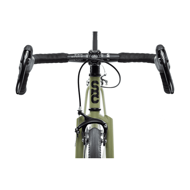 Bicicleta tracklocross 4130 Chromoly Matte Olive - Fijo y libre 5