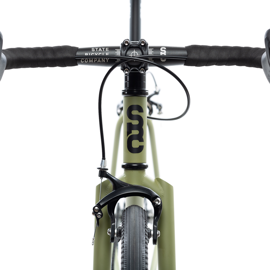 Bicicleta tracklocross 4130 Chromoly Matte Olive - Fijo y libre 5