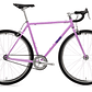 Bicicleta tracklocross 4130 Chromoly Purple - Fijo y libre - Miniatura 4