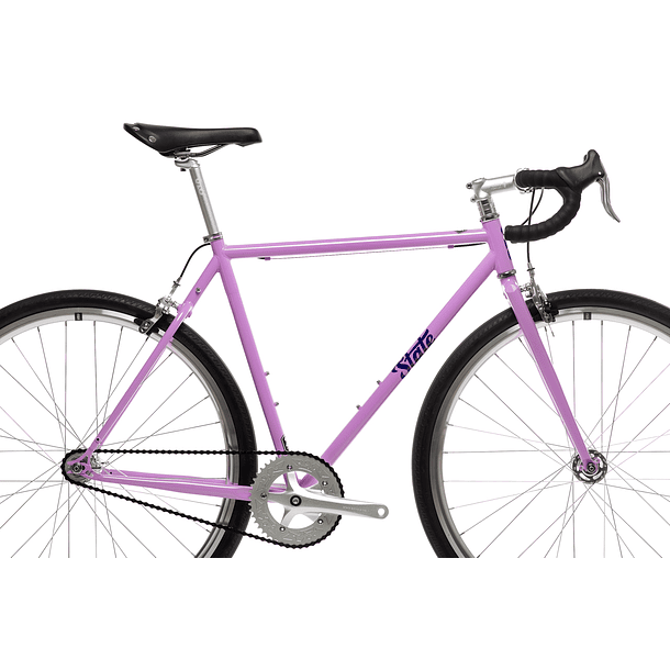 Bicicleta tracklocross 4130 Chromoly Purple - Fijo y libre 5