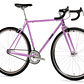 Bicicleta tracklocross 4130 Chromoly Purple - Fijo y libre - Miniatura 6