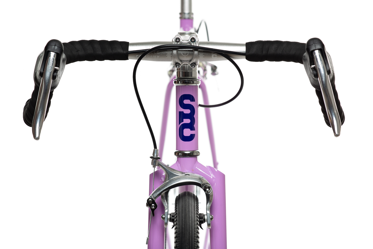 Bicicleta tracklocross 4130 Chromoly Purple - Fijo y libre 7